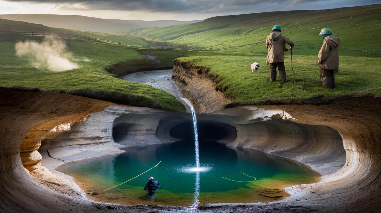 Giant 'underground lake' discovered beneath the Yorkshire Dales
