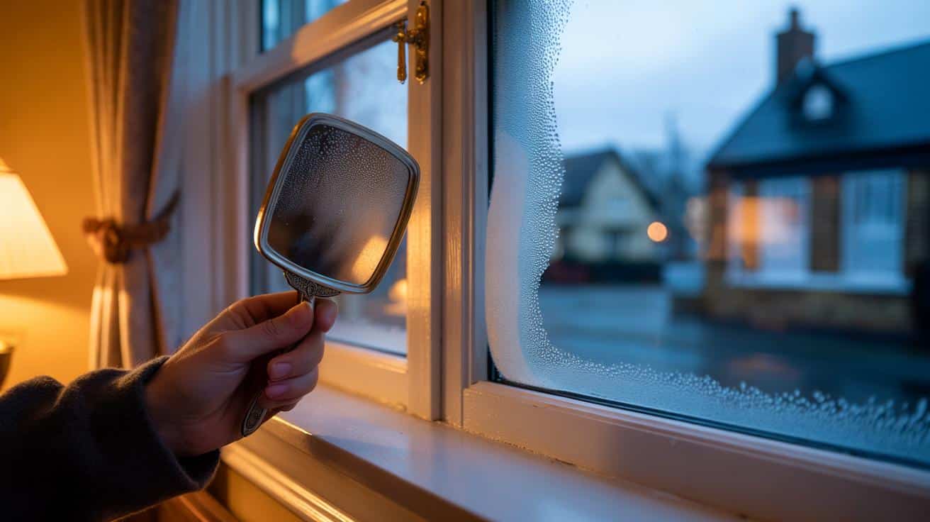Use this 'mirror trick' to see if your windows are leaking heat